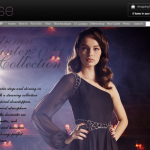 Black Mesh Party Dress with lace trim by Rise Boutique